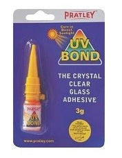 Pratley UV Bond Crystal Clear Glass Adhesive - 3 Grams-PratleyUSA
