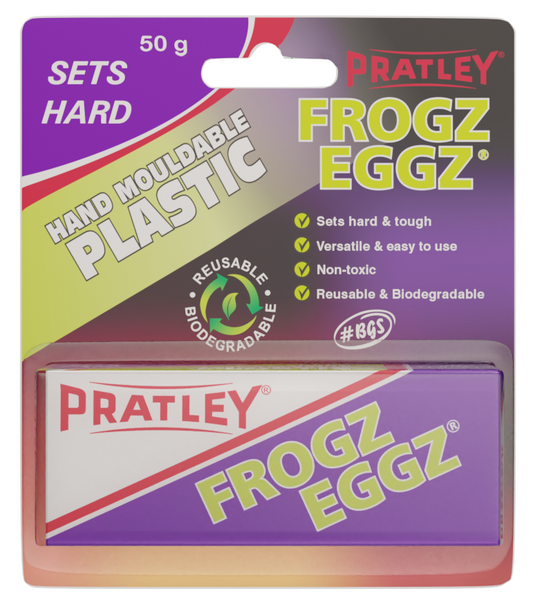 Pratley Frogz Eggz - Hand Mold-able Plastic 50g-PratleyUSA