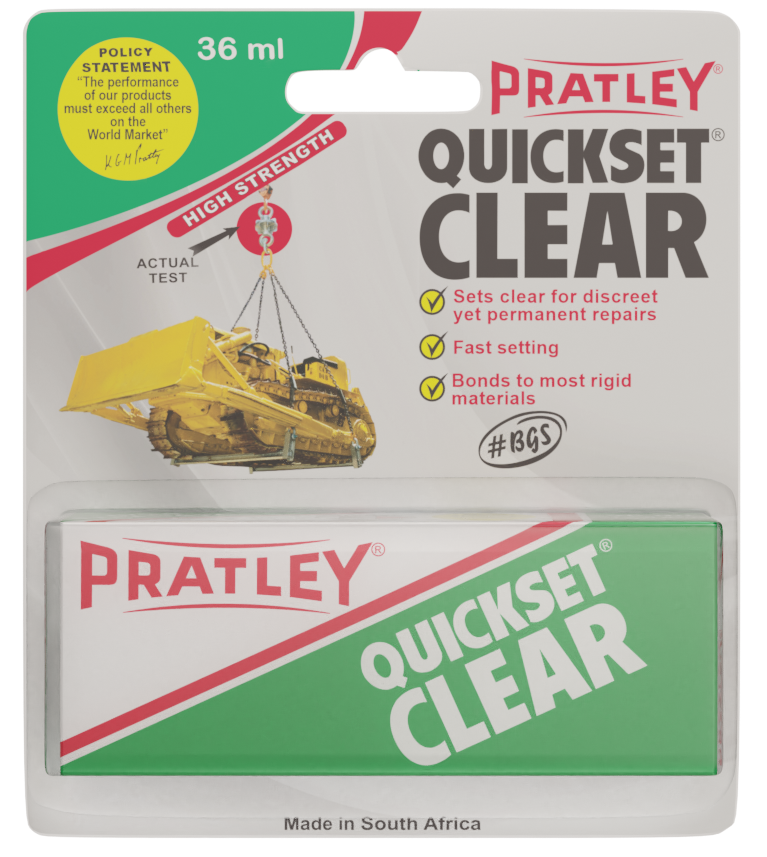 Pratley Quickset Clear Glue - 36 ML-PratleyUSA