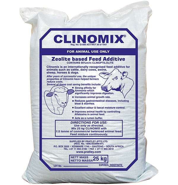 Pratley Clinomix® (Livestock Feed Additive for Ruminants & Mongastric Animals)-PratleyUSA