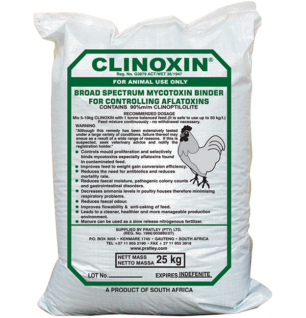 Pratley Clinoxin® (Broad Spectrum Mycotoxin Binder for Animal Use)-PratleyUSA